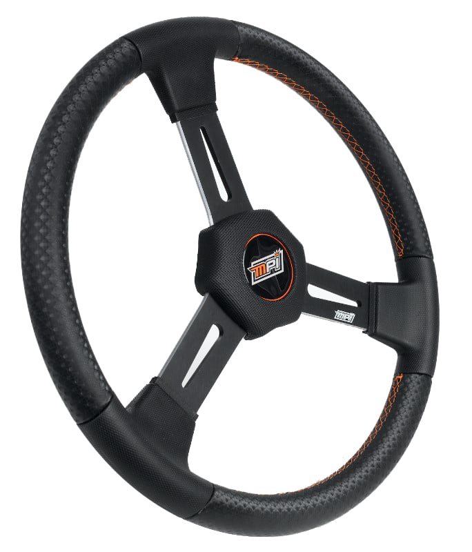Dirt Racing 15 in. Aluminum Steering Wheel [Black]