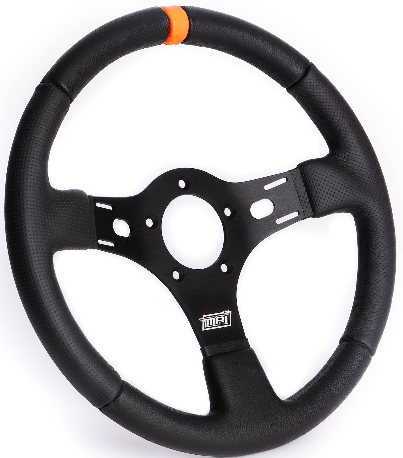 Drag Race Steering Wheel 13 in. Diameter, Orange Center Marker