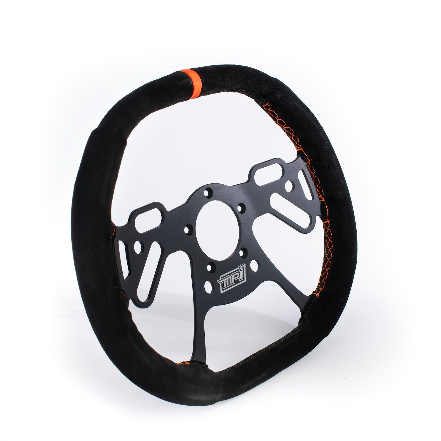 Oval Shaped Grip MPI-DRG2-13-SQD Drag Race Steering Wheel [13 in. Diameter]