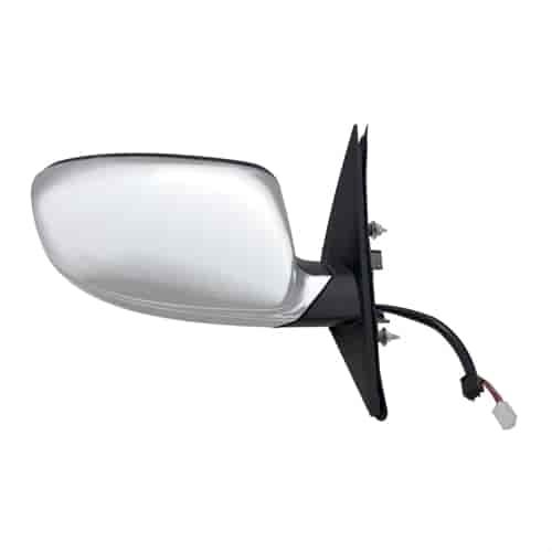OEM Style Replacement Mirror for 11-17 CHRYSLER 300 Sedan code GU4 textured black w/chrome cover w/m