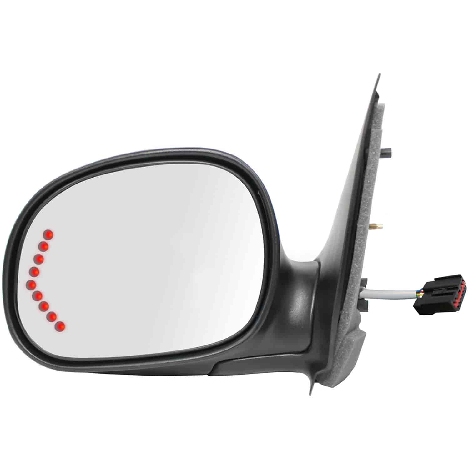 OEM Style Replacement mirror for 98-03 Ford F150 Pick-Up F250 LD Pick-Up w/LED arrow turn signal dri