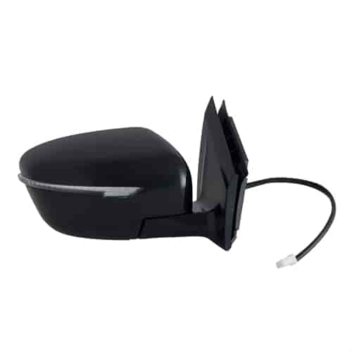 OEM Style Replacement Mirror for 15-17 NISSAN Murano black PTM cover w/turn signal foldaway w/o CCD