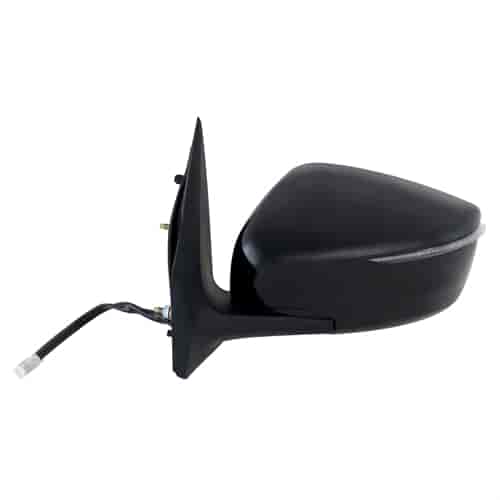 OEM Style Replacement Mirror for 15-17 NISSAN Versa Sedan textured black w/PTM cover w/turn signal f