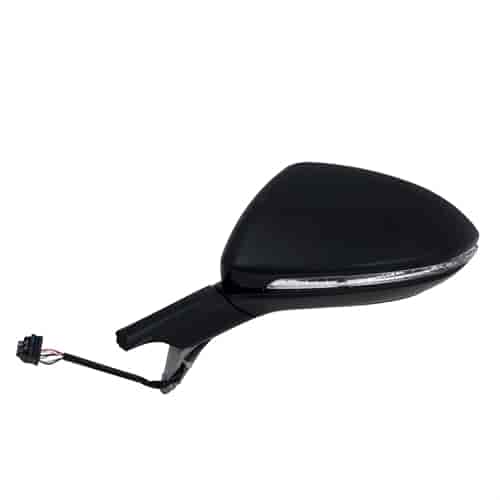 OEM Style Replacement Mirror for 15-16 VOLKSWAGEN Golf textured black w/PTM cover w/turn signal fold