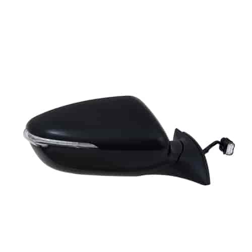 OEM Style Replacement Mirror for 14-16 KIA Forte Sedan Forte 5 Hatchback textured black w/PTM cover