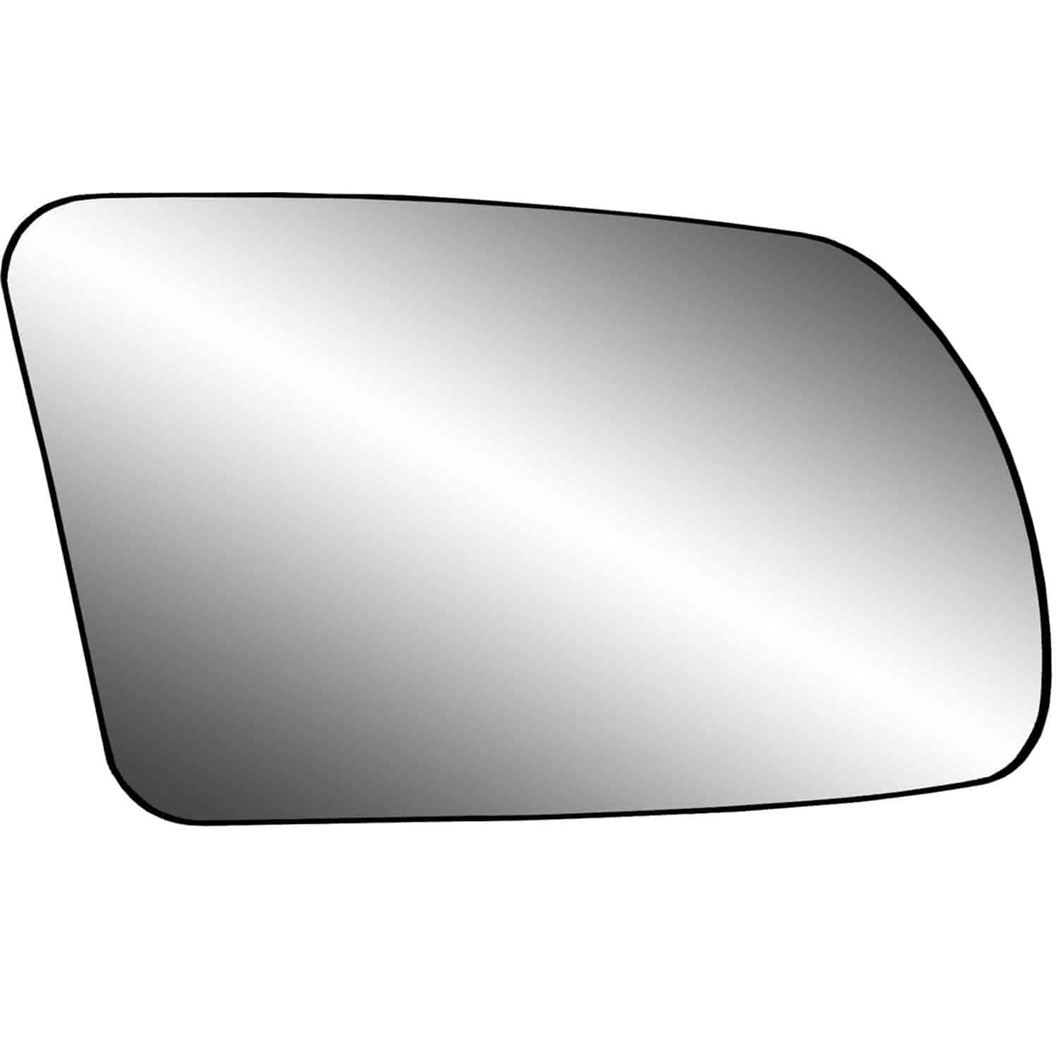 Replacement Glass Assembly for 08-13 Altima Coupe foldaway mirror; 07-11 Altima Hybrid foldaway; 07-