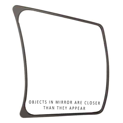 RH side Glass Assembly only for Snap & Zap 80920 Convex lens Replace broken towing mirror glass Incl