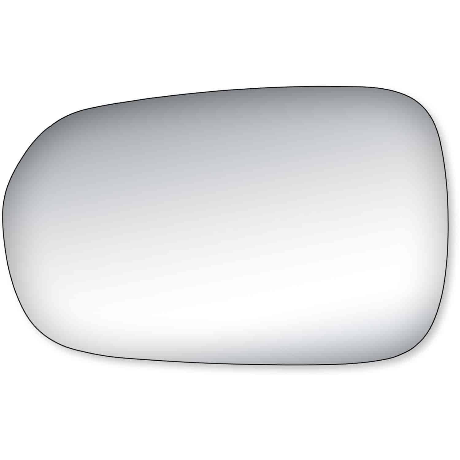 Replacement Glass for 98-02 Accord Sedan the glass measures 4 1/4 tall by 6 7/8 wide and 6 15/16 dia
