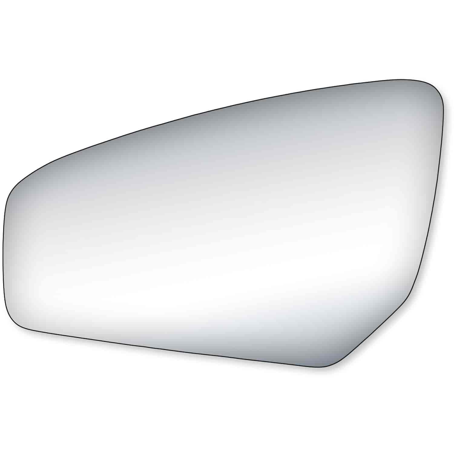 Replacement Glass for 07-12 Sentra the glass measures 4 1/8 tall by 6 3/4 wide and 7 13/16 diagonall