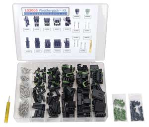 Weatherpack Connector Kit For applications through 1994
