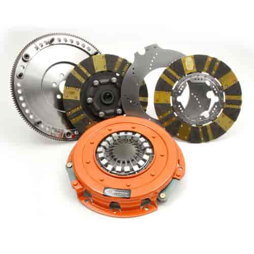 DYAD Clutch Kit Includes Pressure Plate, Discs, Floater, Flywheel, Bolts, Alignment Tool and Pilot Bearing