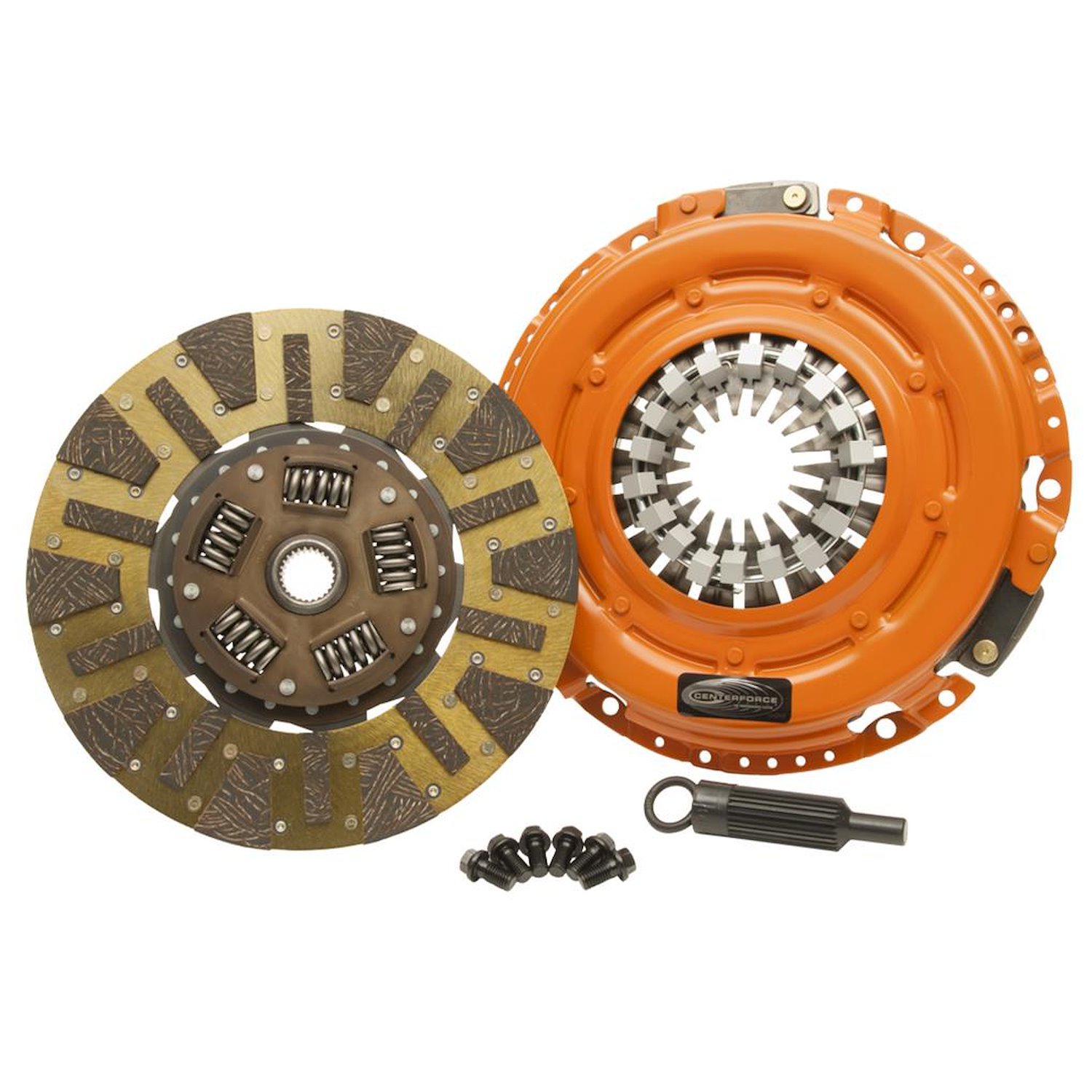 Dual Friction Clutch Includes Pressure Plate, Disc and Bolts