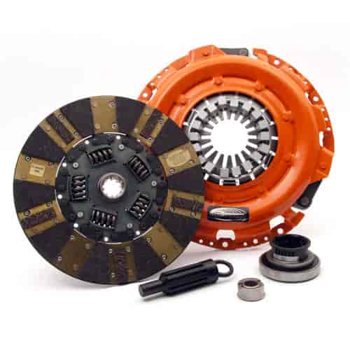Dual Friction Clutch Kit Includes Pressure Plate, Clutch Disc, Throwout Bearing, Alignment Tool