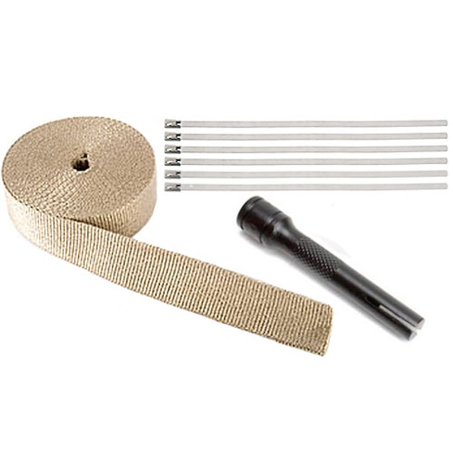 Locking Tie Tool Kit w/Tan Wrap Includes: 2" x 50" Tan Wrap