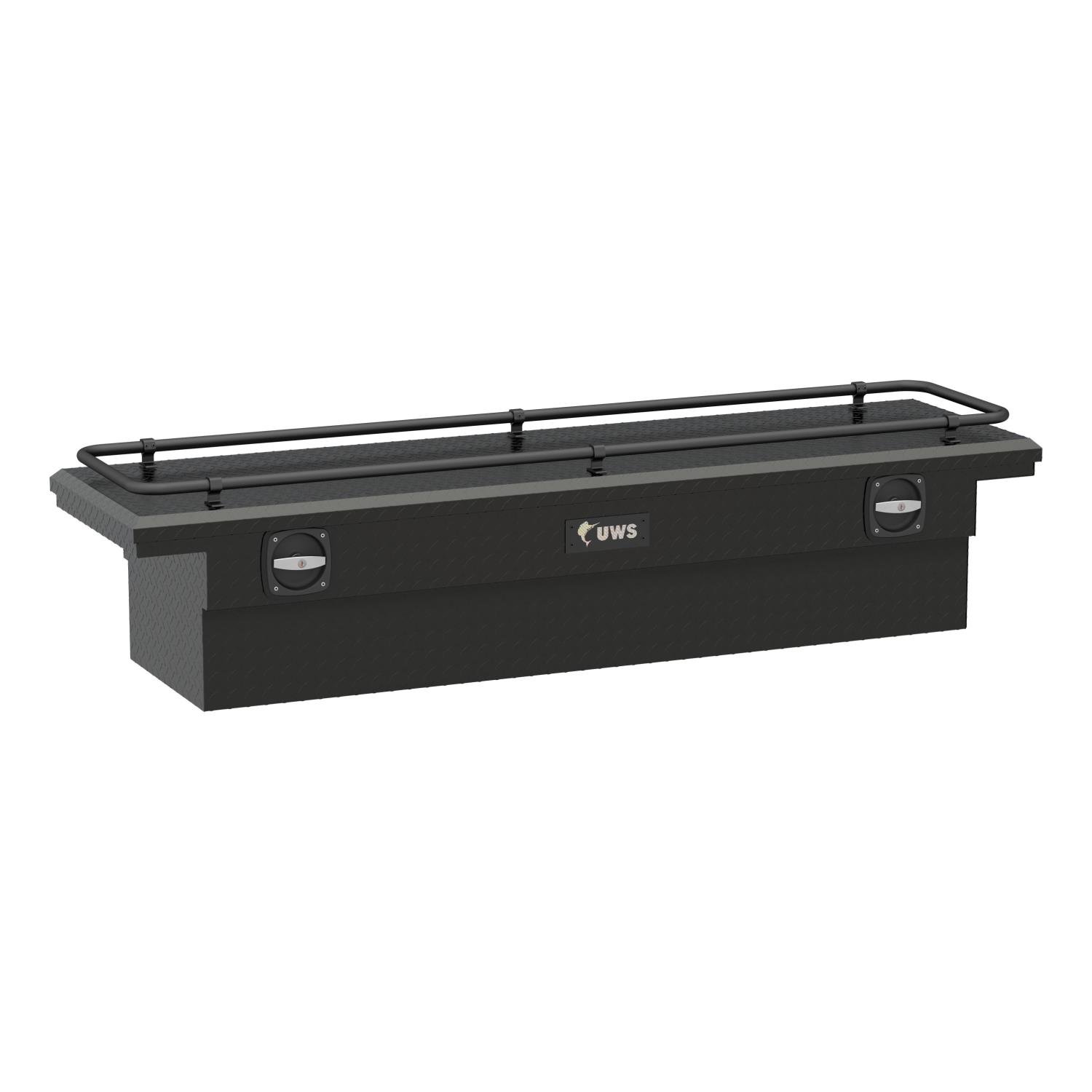 72 in. Secure Lock Crossover Truck Tool Box [Matte Black]