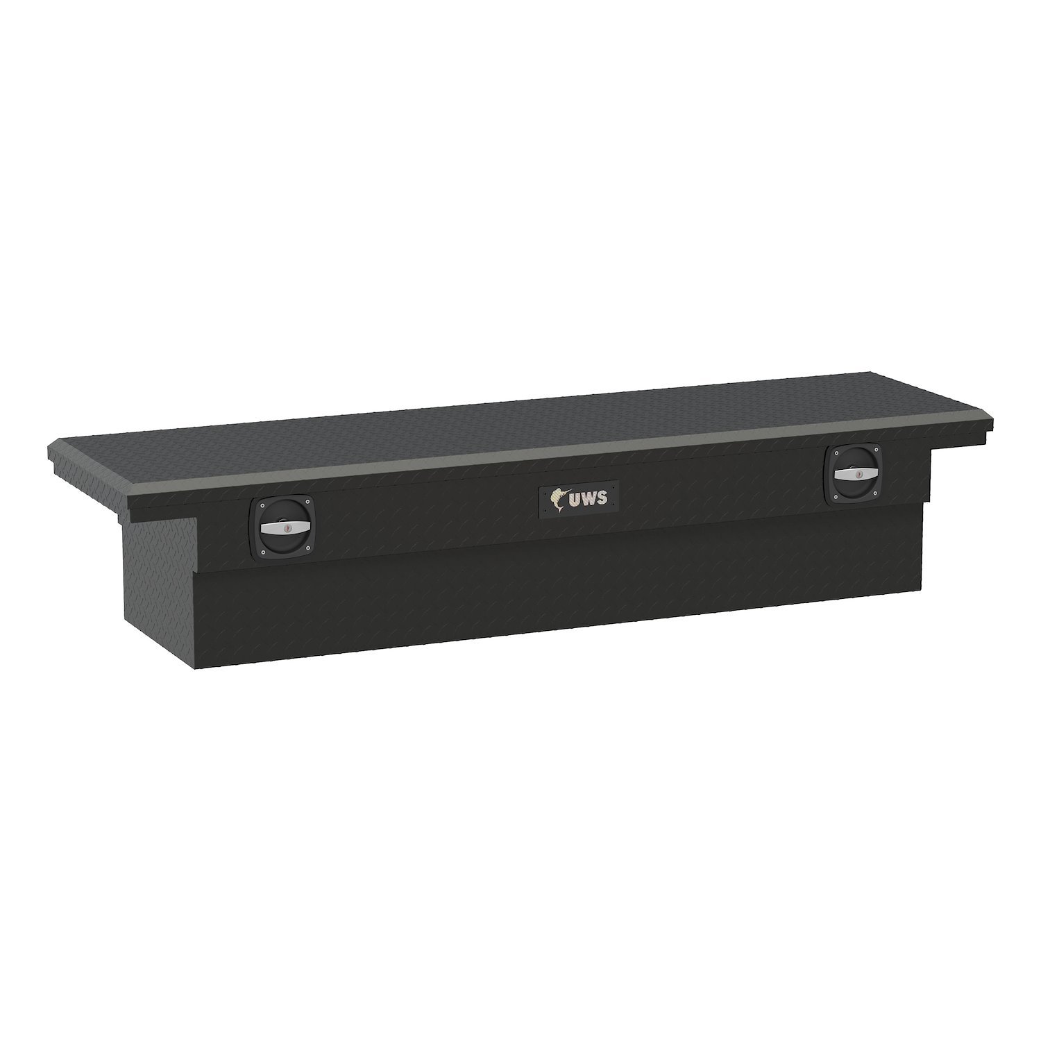 72 in. Secure Lock Crossover Low-Profile Truck Tool Box [Matte Black]