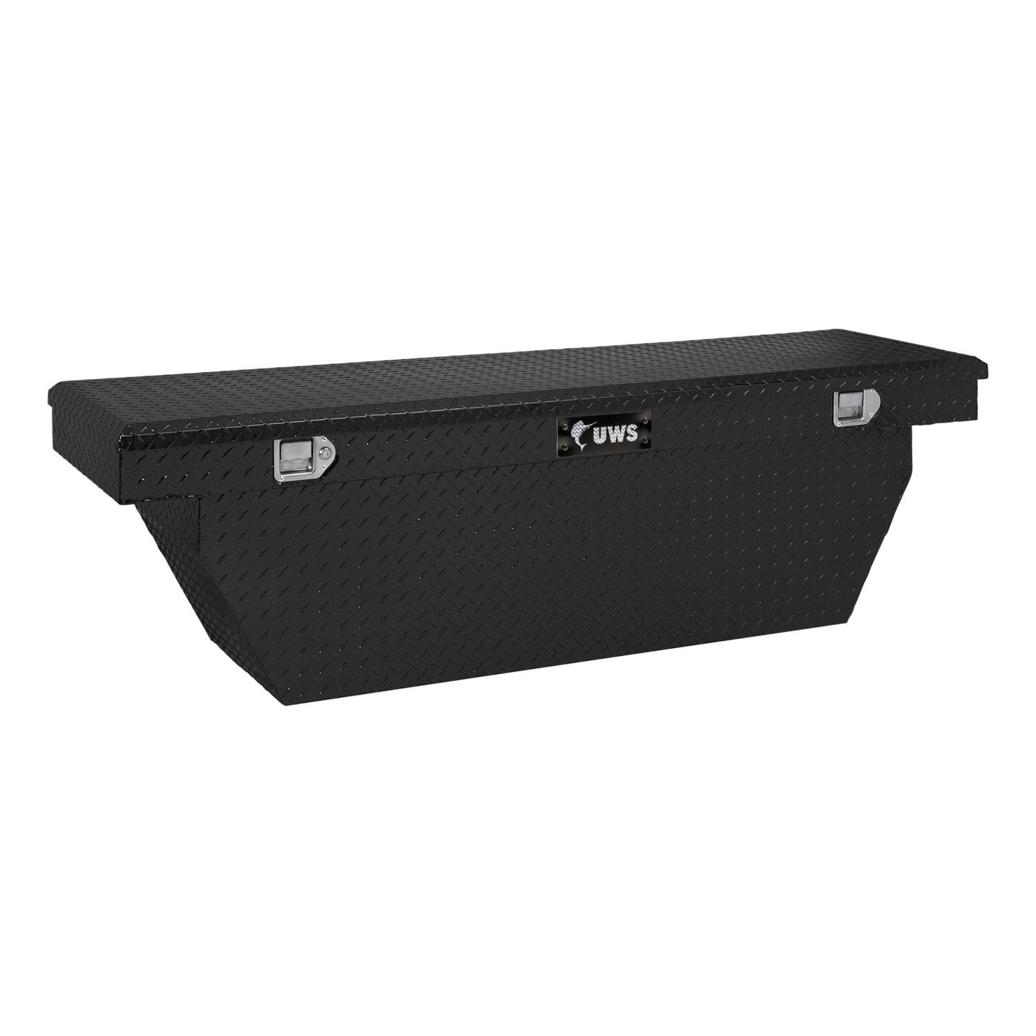 69 in. Angled Crossover Truck Tool Box [Gloss Black]