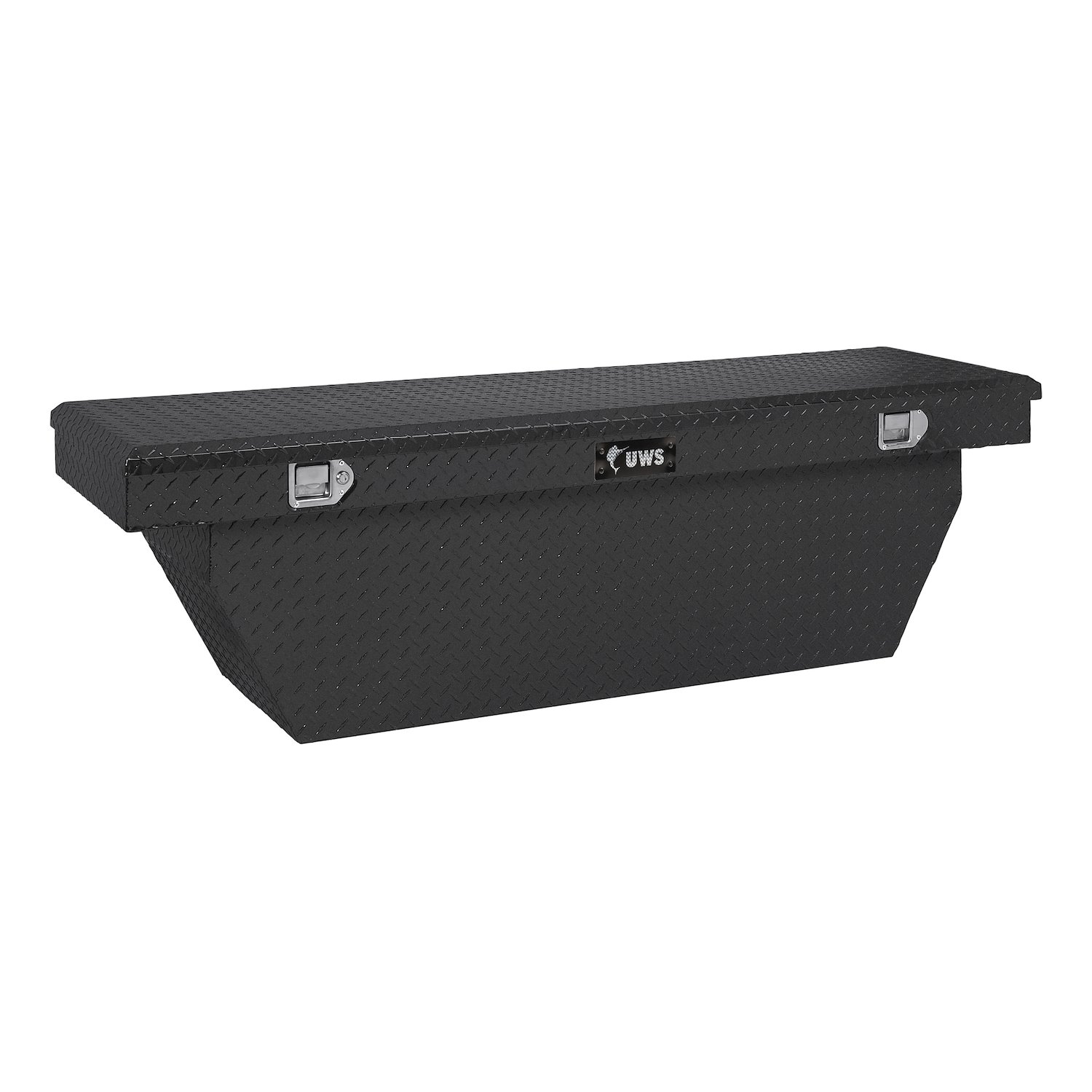 69 in. Angled Crossover Truck Tool Box [Matte Black]