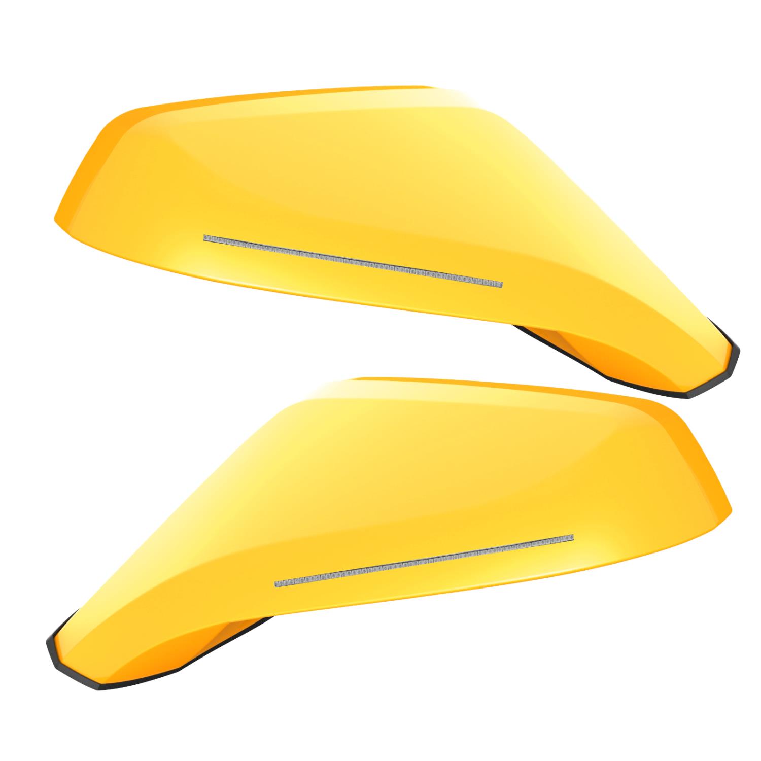 Chevy Camaro ORACLE Concept Side Mirrors - Rally Yellow GCO - Dual Intensity