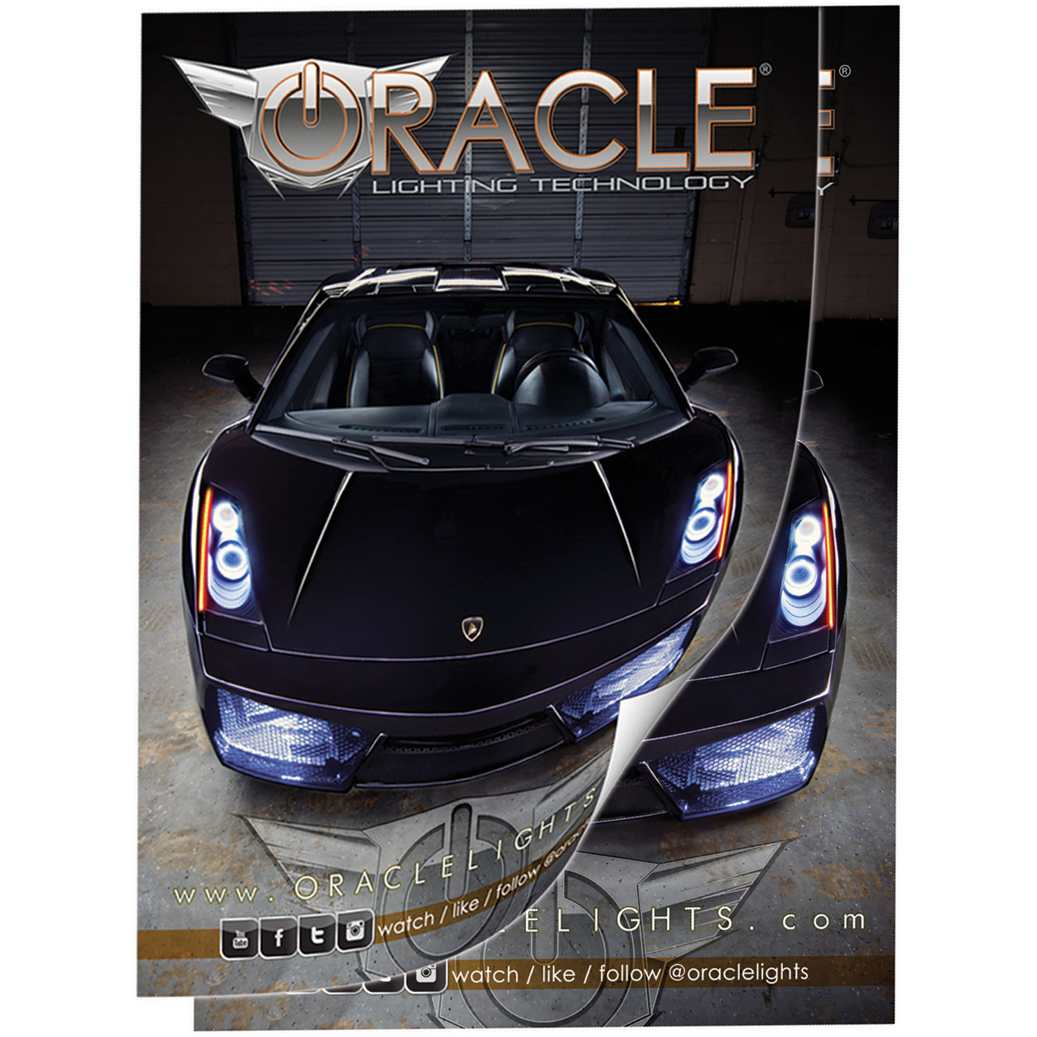 ORACLE Lamborghini Poster 19 x 27