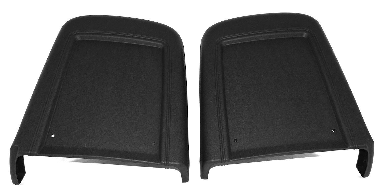 Bucket Seat Back Panels for 1967 Ford Mustang Deluxe, Shelby [Black]
