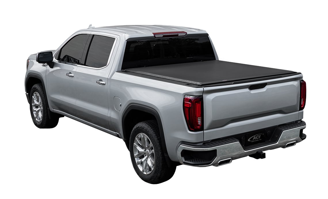 LORADO Roll-Up Tonneau Cover, Fits Select GM 1500 Pickup, with 5 ft. 8 in. Bed w/o Bedside Storage Bed