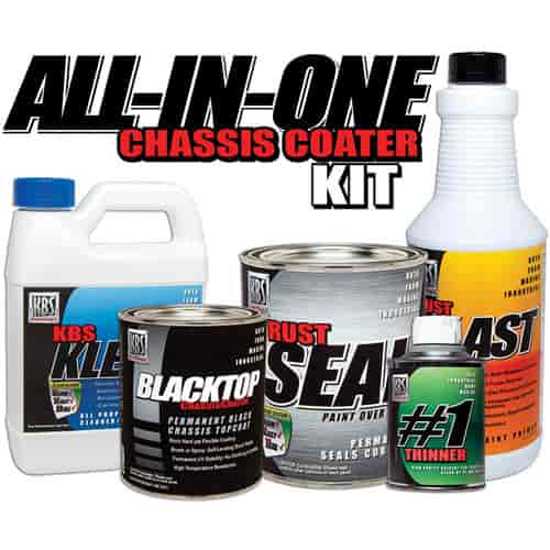 All-In-One Chassis Coater Kit Topcoat: Gray