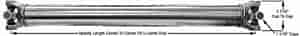 Steel Driveshaft Length: 34-1/2"