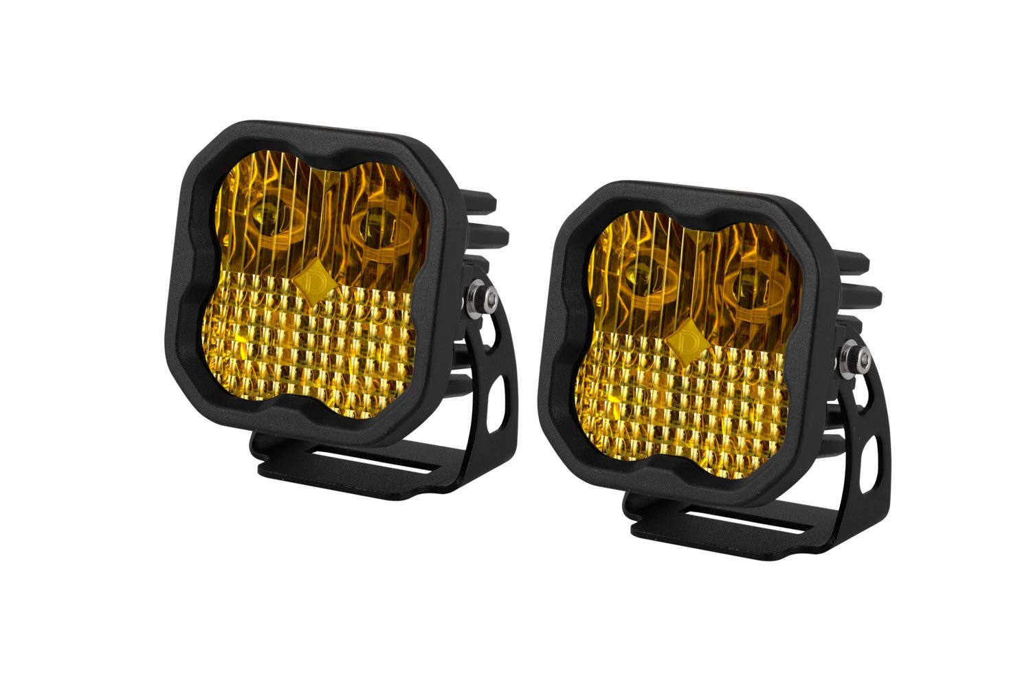 Yellow SS3 LED Pod Sport [Combo Standard, Pair]