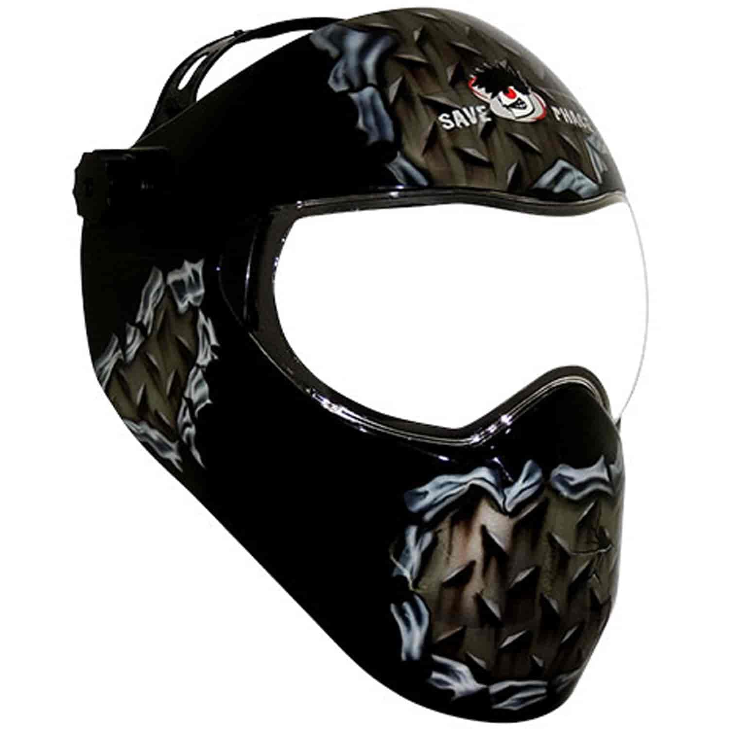 Metal Hed Helmet Gloss Black w/ Metal Hed Graphics