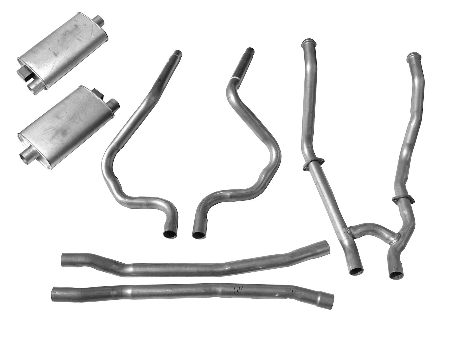 Dual Exhaust System Kit 1964-1968 Ford Mustang
