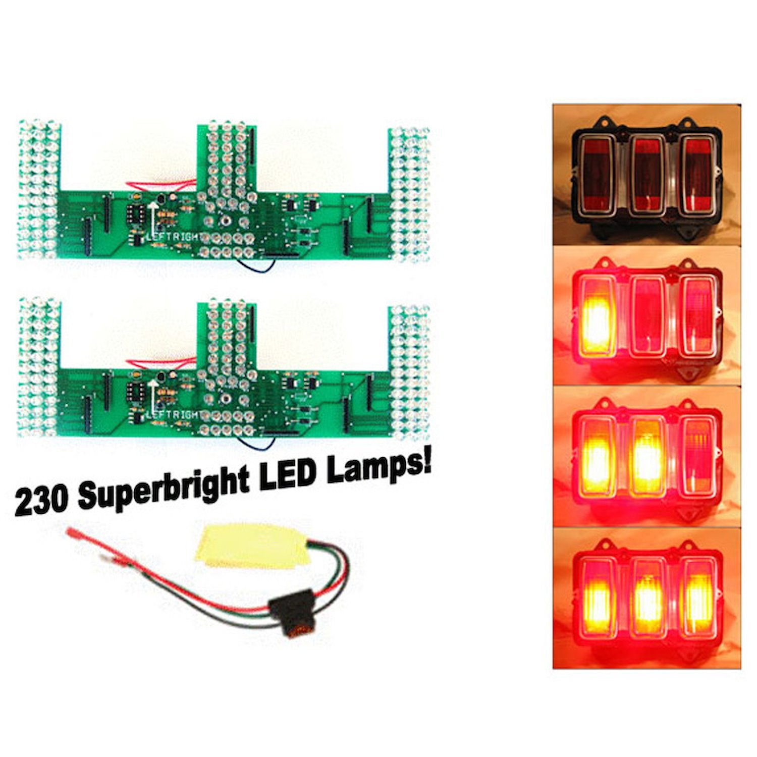 LED Sequential Tail Light Kit 1969 Ford Mustang