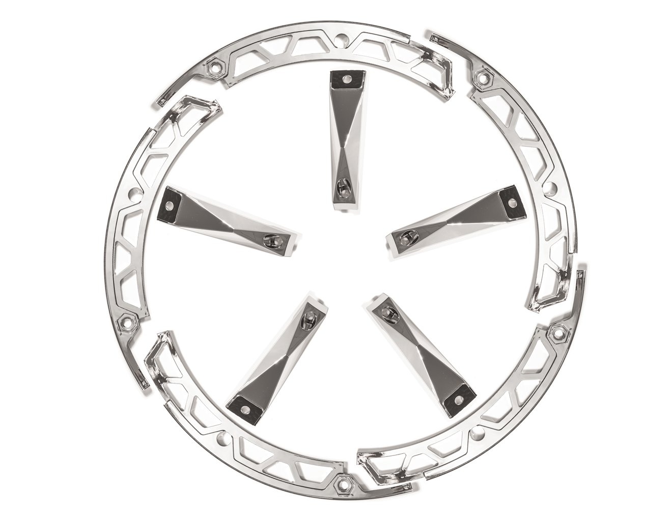 GD04A-Series Wheel Insert, Fits Wheel Size: 17 x 9 in., Direction: Non-Directional [Chrome]