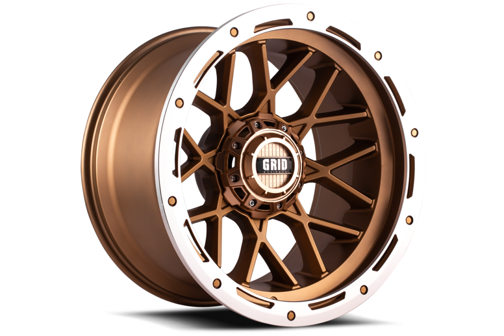 GD13-Series Wheel, Size: 20 x 9 in., Bolt Pattern: 6 x 135/139.70 mm, Offset: 15 mm [Matte Bronze/Milled]