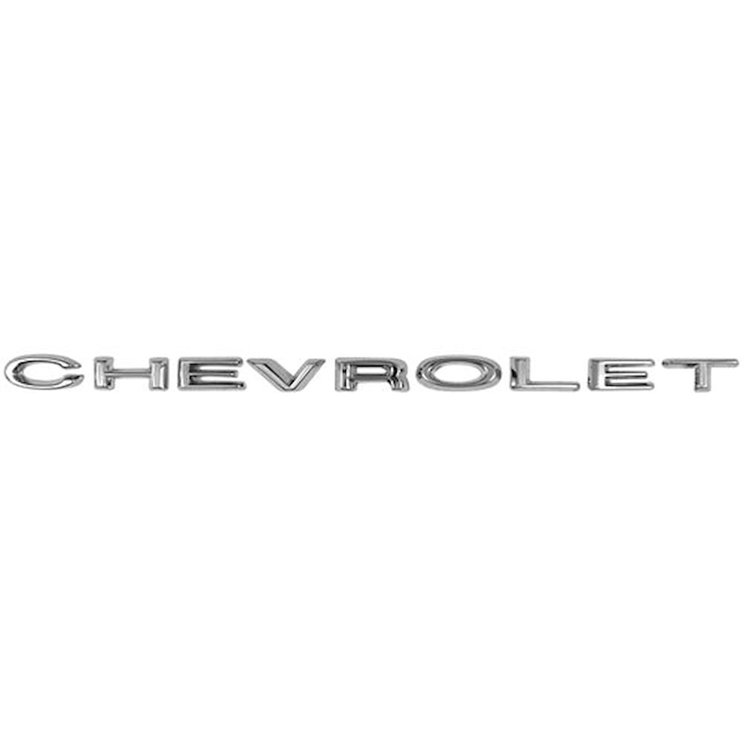 Hood Emblem Letters 1969 Chevy Impala