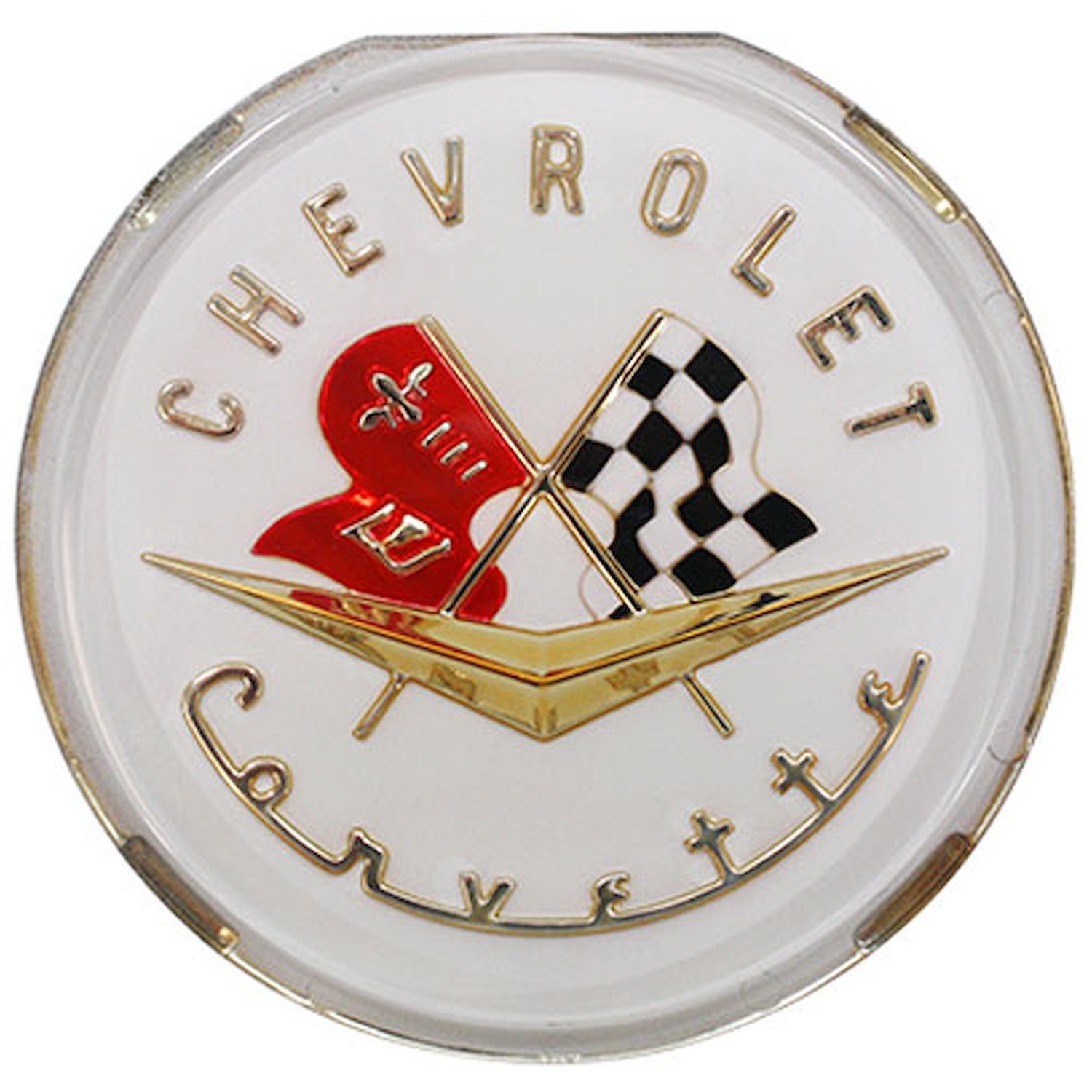 Rear Emblem 1956-57 Chevy Corvette