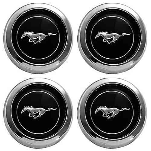 Pony Logo Center Caps For Magnum 500 Ford Wheels