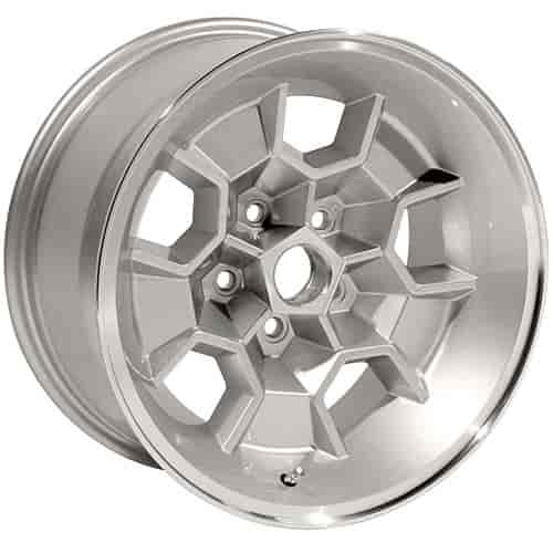 HW1795SLV Honeycomb Wheel [Size: 17" x 9"] Finish: Silver Powder Coated w/Machined Lip