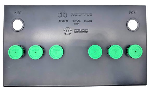 OEM-Style Group 27 Battery Topper for Select 1966-1974 Mopar A-Body [Green]