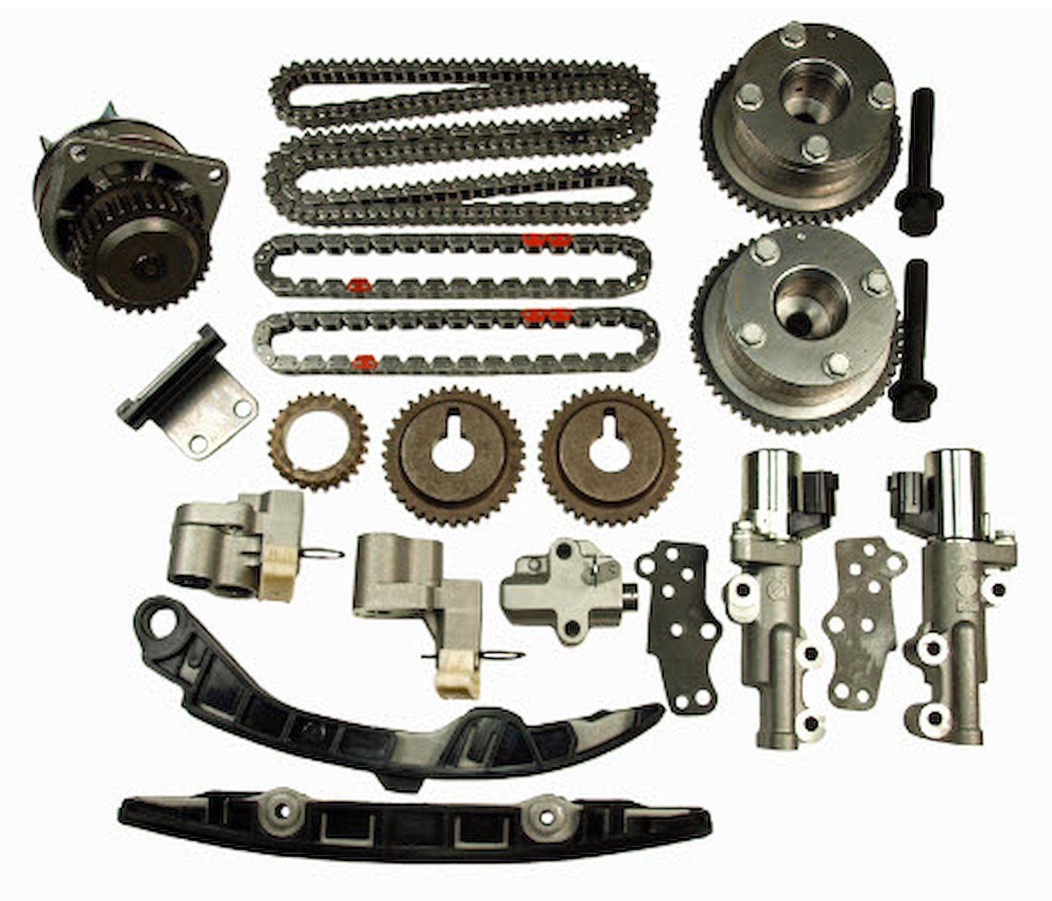 Engine Timing Chain Kit w/Water Pump for 2002-2007 Nissan 3.5L V6 Engine