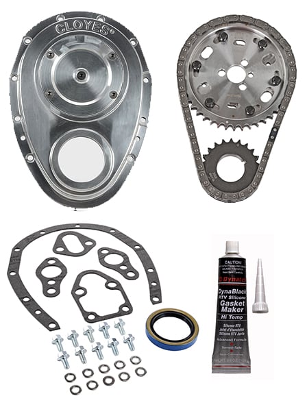 Small Block Chevy Quick Change Timing Cover Kit with Timing Set