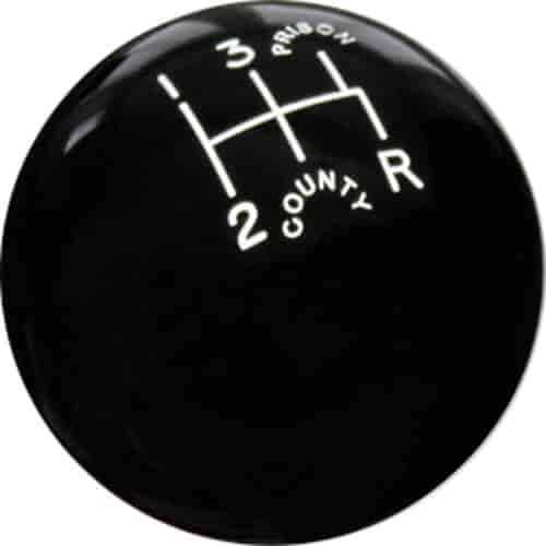 County Prison Series Shifter Knob 5 Speed w/Bottom Right Reverse