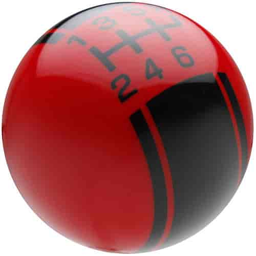 Racing Series Shifter Knob 6 Speed w/Top Right Reverse