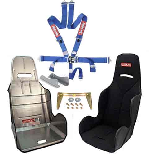 Racing Harness With Seat Blue SFI Racing Harness Includes