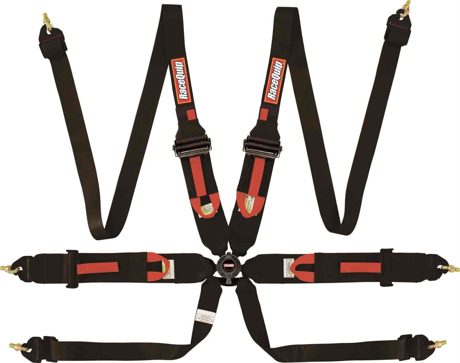 RaceQuip FIA Certified 6-Point Camlock Safety Harness