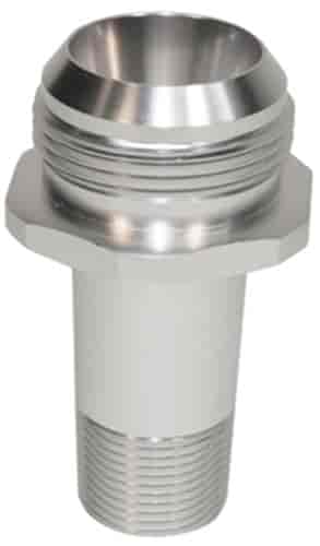 Straight Water Pump Fitting 3/4" NPT to -12 AN Male Fitting x 3.25" Long