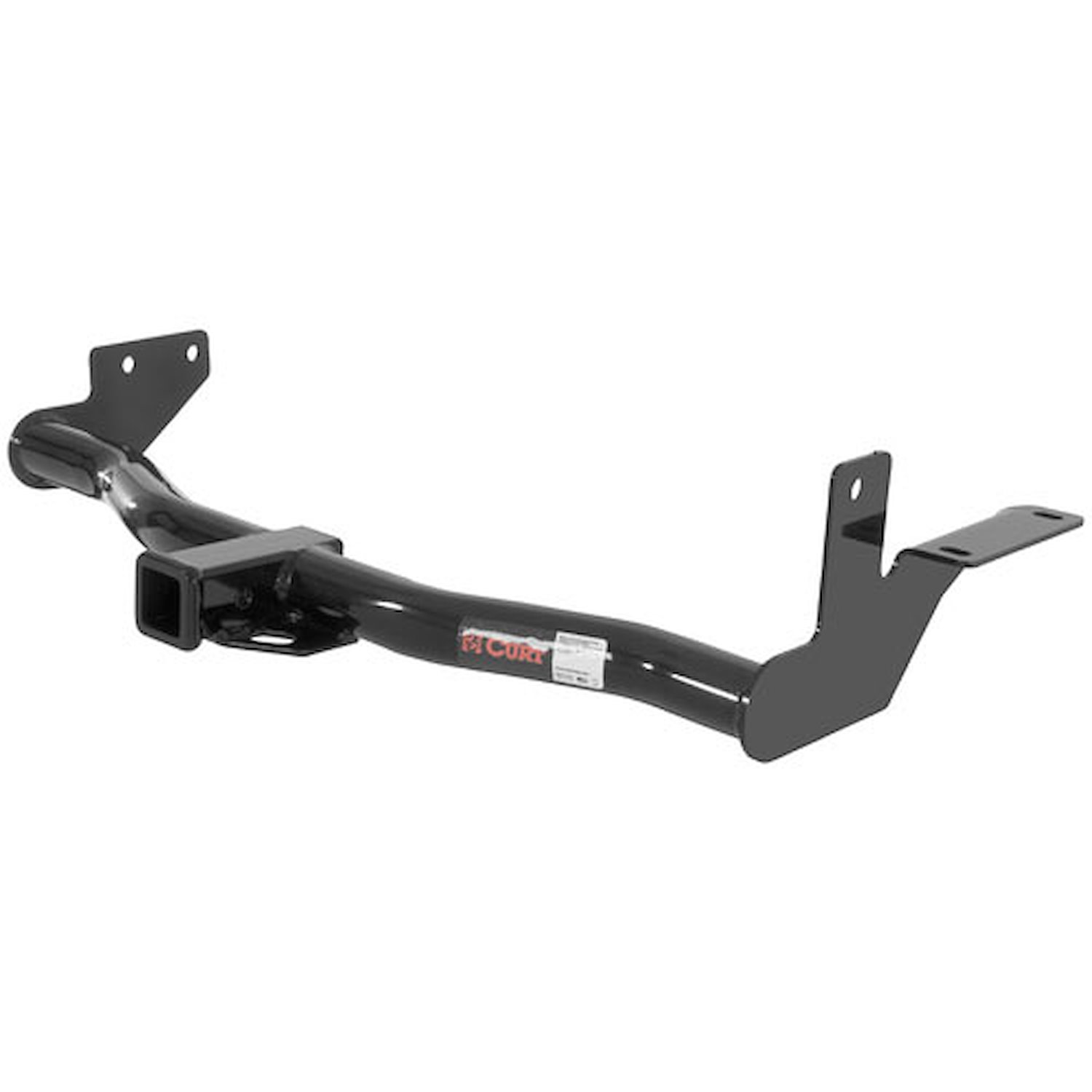 Round Tube Class 3 Receiver Hitch 1998-2002 Honda Passport with Spare under Vehicle