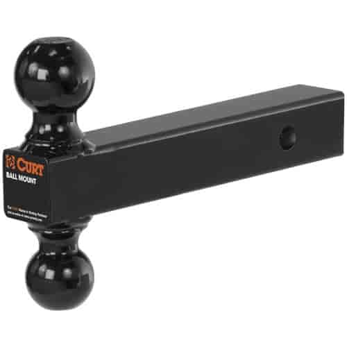 Double Ball Mount 2" Hitch Ball - 7,500lbs GTW/750lbs TW