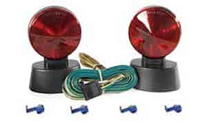 Magnetic Base Towing Light Incl. 20 ft. Cord w/4-Way Flat Plug