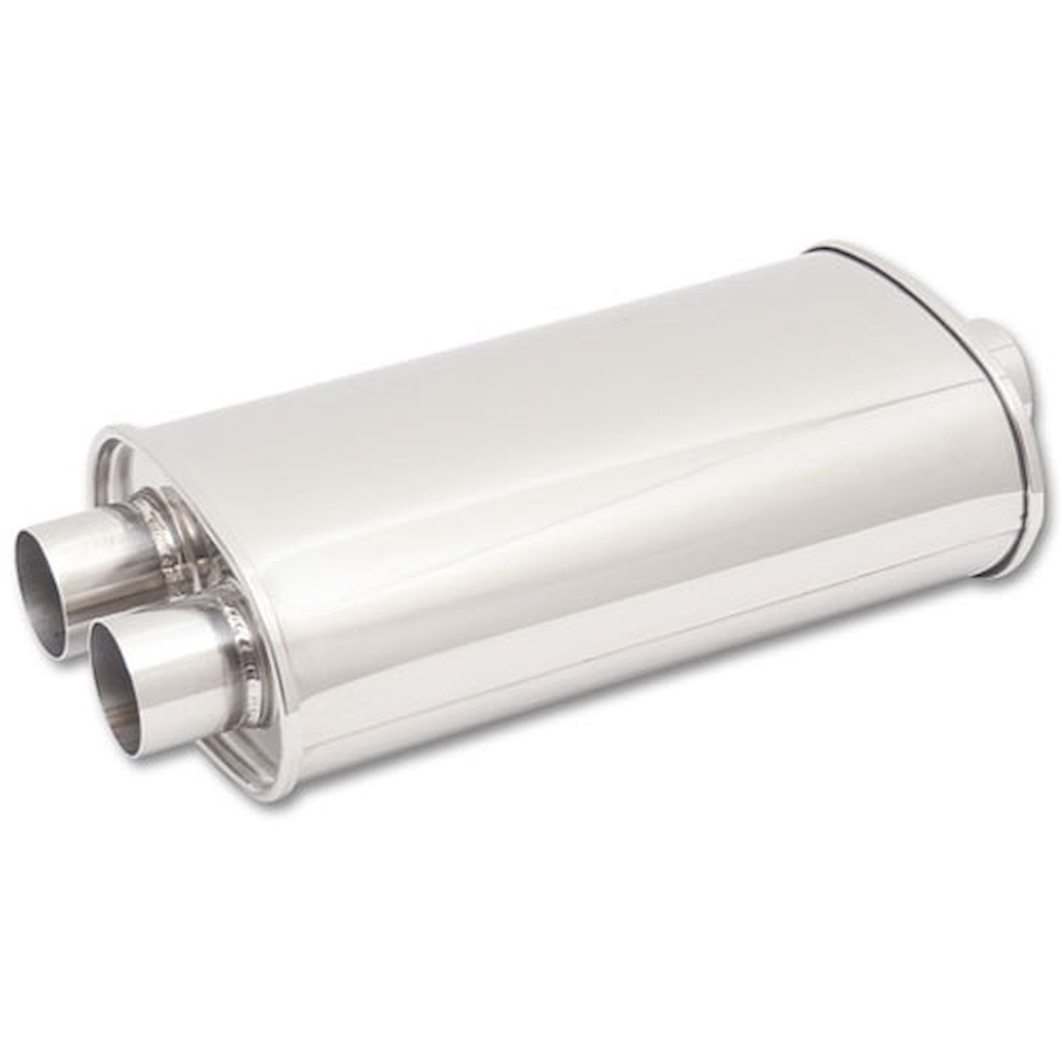 STREETPOWER Oval Muffler 3" Inlet (Center in-Dual Out)